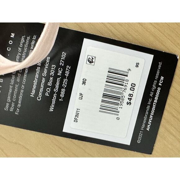 Bali One Smooth U & Concealing T-Shirt Bra 360 Smooth DF3W11 38D Pink - Picture 6 of 6